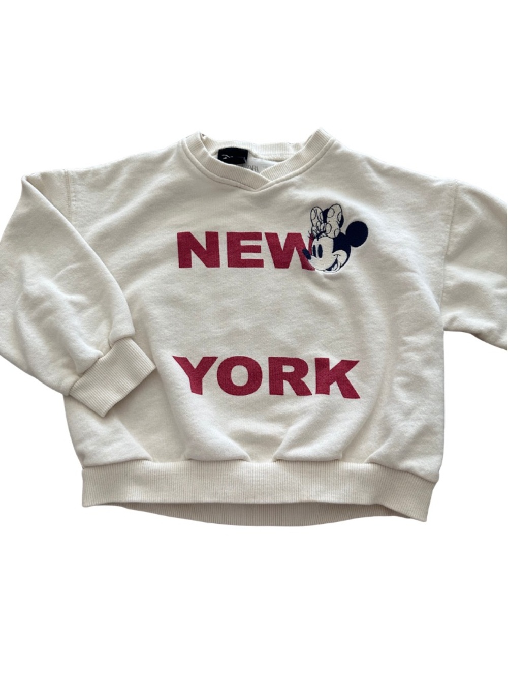 Zara x Disney Minnie Mouse New York Crewneck